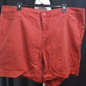 Faded Glory Vibrant Red Women's Shorts